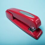 A red swingline stapler